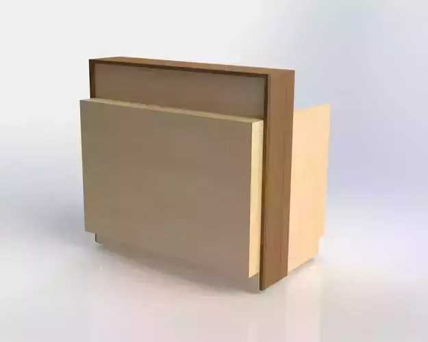 Cash drawer table - solidworks