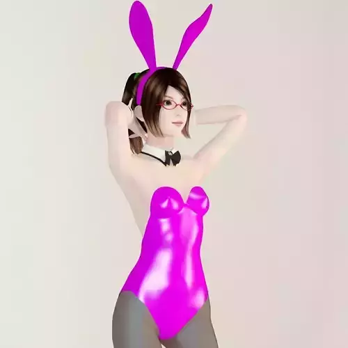 Natsumi bunny pose 02