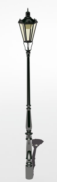Prague Streetlamps 3D model_1