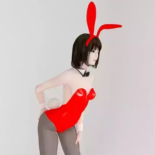 Mariko bunny pose 01