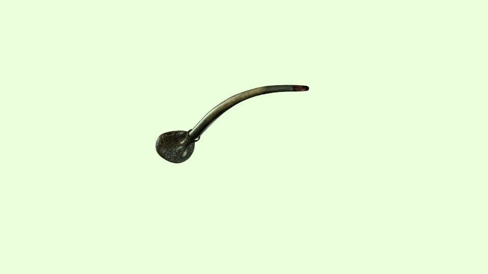 Bilbo Pipe Low-poly 3D model_1