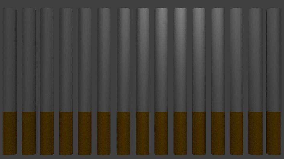 Cigarette cigarettes 3D model_1