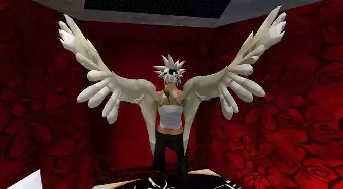 Wings for Avatar modeled after my Cockatoo Mac Low-poly 3D model