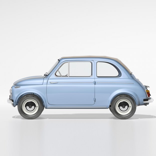 Fiat 500 Nuova 1958 3D model_3