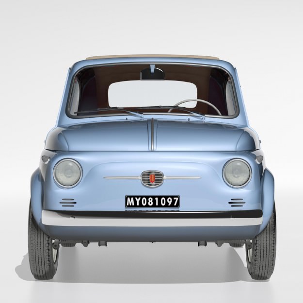 Fiat 500 Nuova 1958 3D model_2