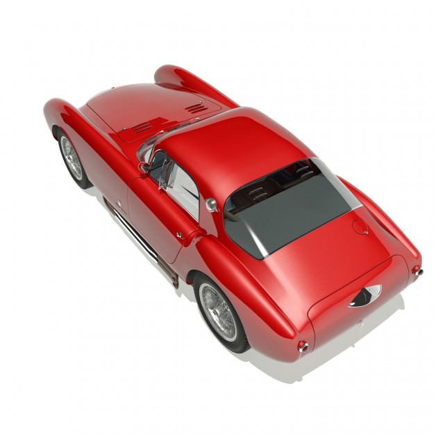 1953 Maserati A6 GCS 53 Pininfarina Berlinetta 3D model_6