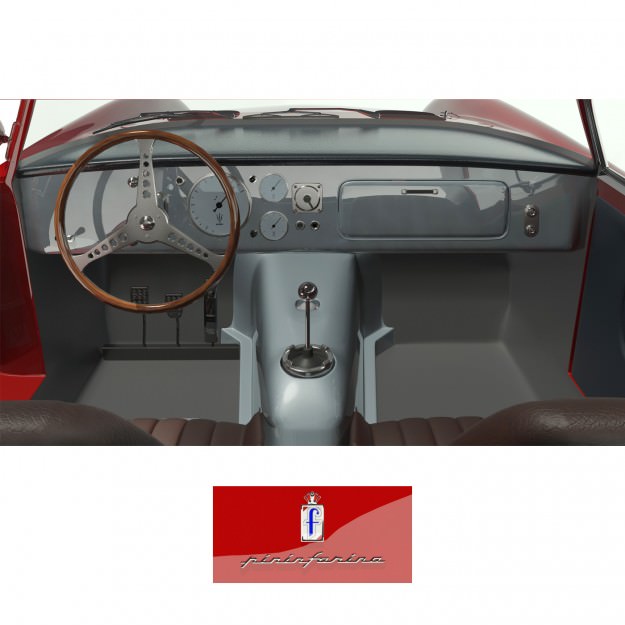 1953 Maserati A6 GCS 53 Pininfarina Berlinetta 3D model_1