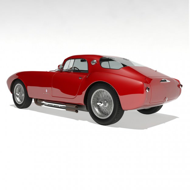1953 Maserati A6 GCS 53 Pininfarina Berlinetta 3D model_8
