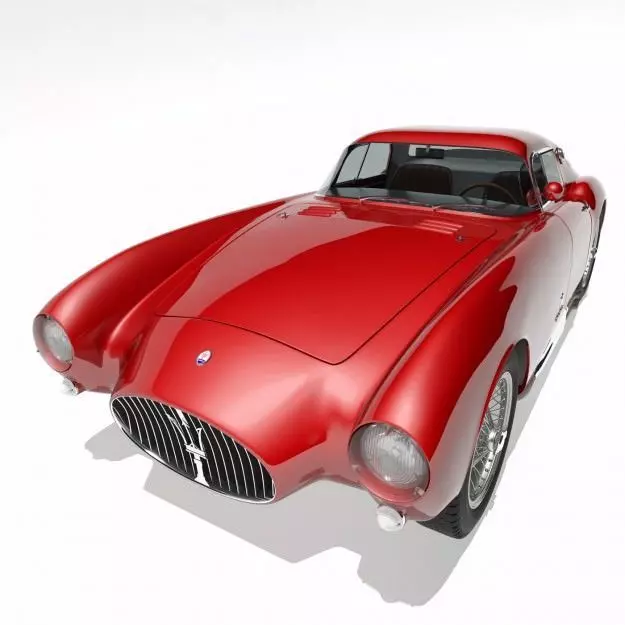 1953 Maserati A6 GCS 53 Pininfarina Berlinetta 3D model_0
