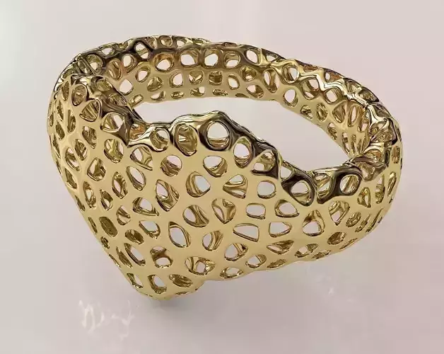 Voronoi Heart Bracelet