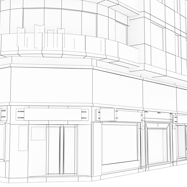 Building apartment - apartment 3D model_13