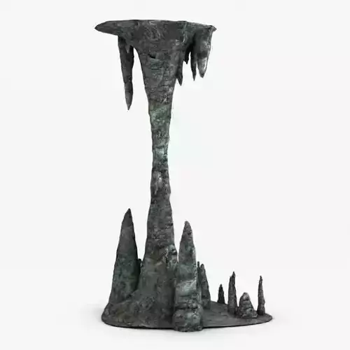 Stalactite column 3D model