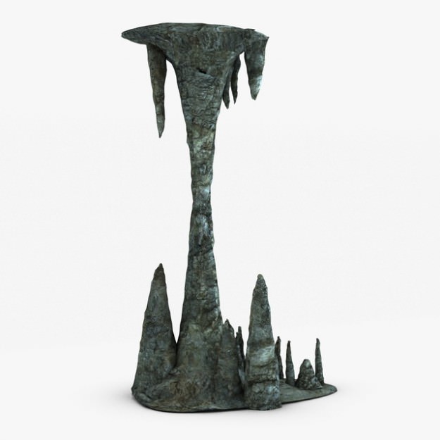 Stalactite column 3D model_1