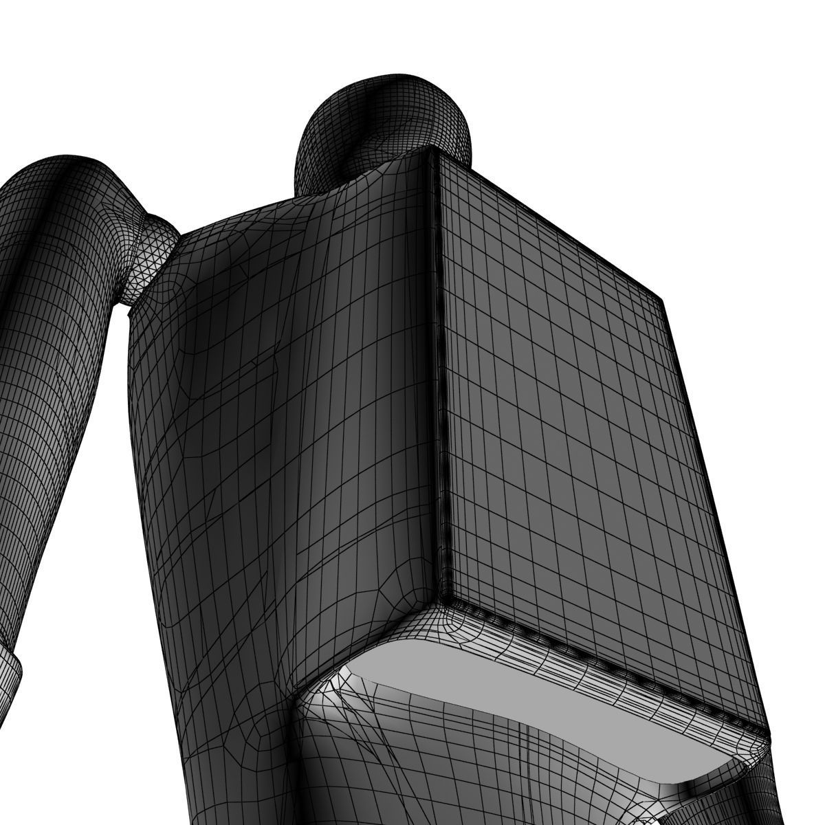 Glowing robot 3D model_6