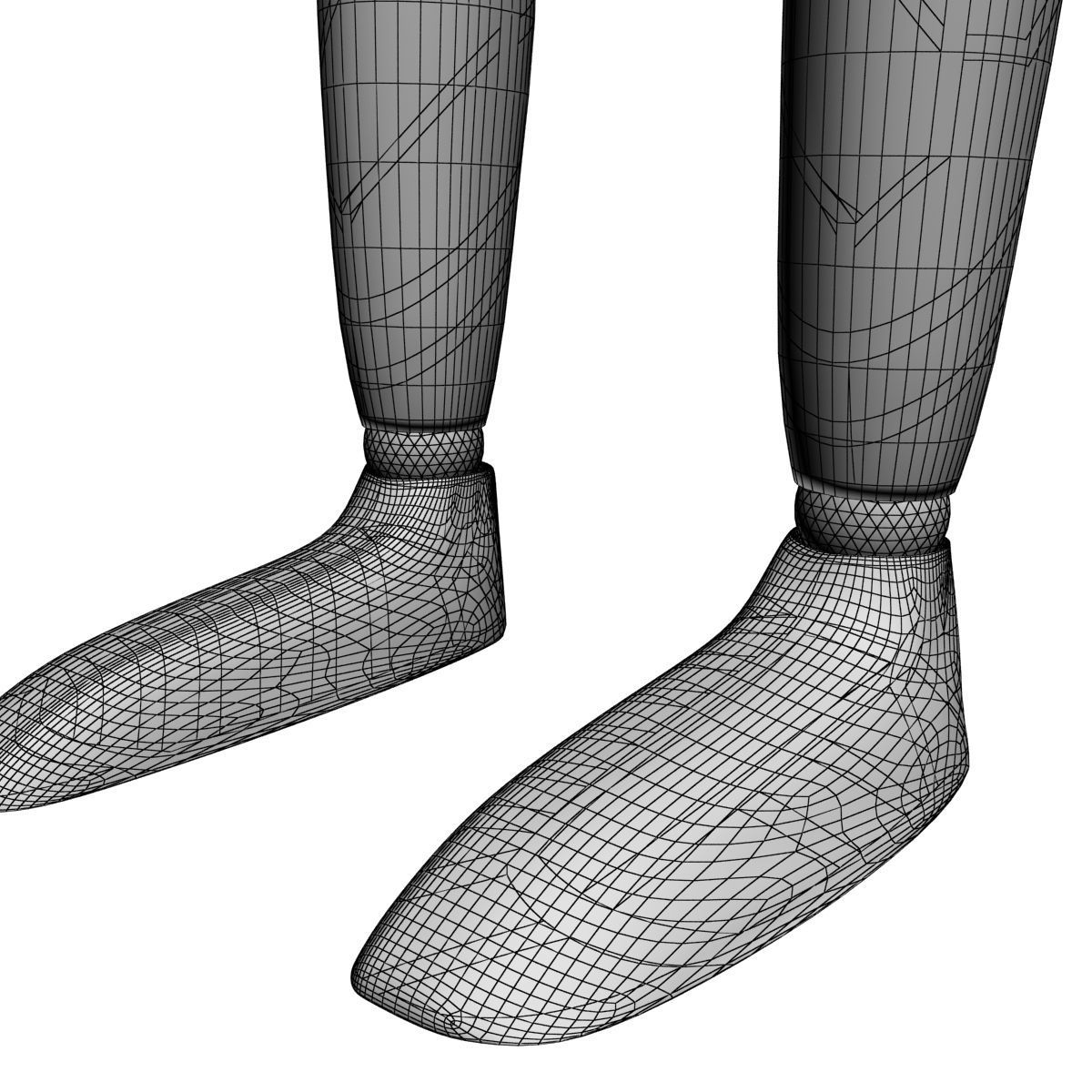 Glowing robot 3D model_8