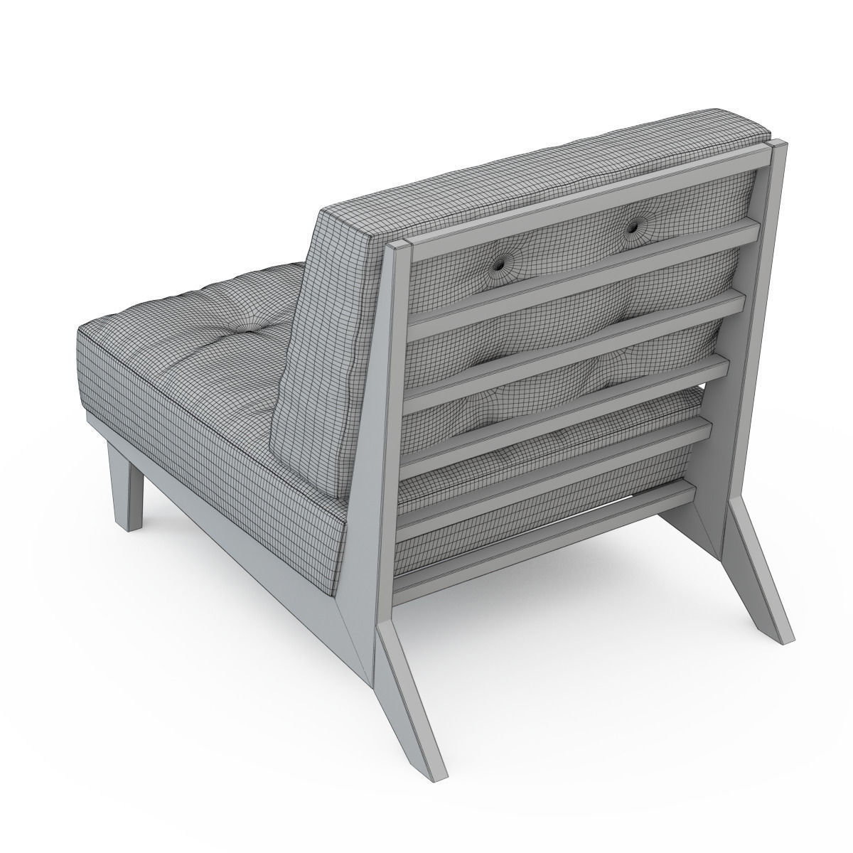 Armchair 3887 Zero 3D model_3