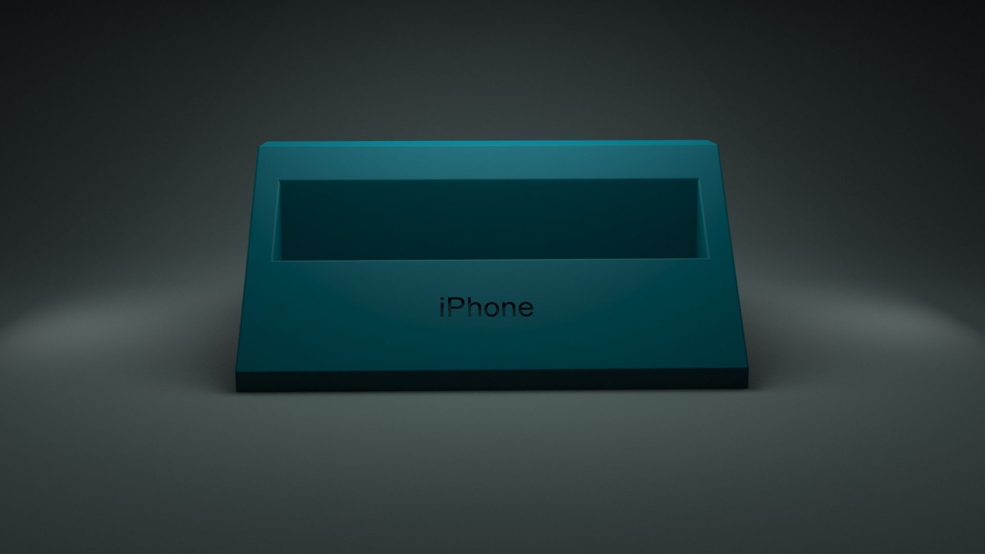 Stand for iPhone  3D print model_1