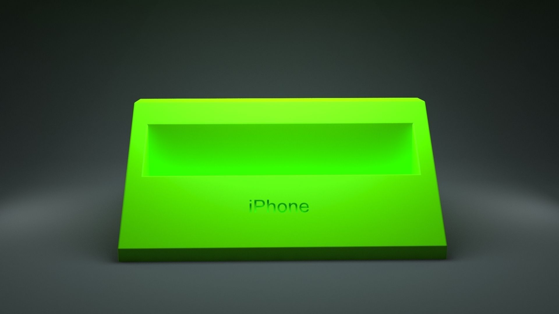 Stand for iPhone  3D print model_3