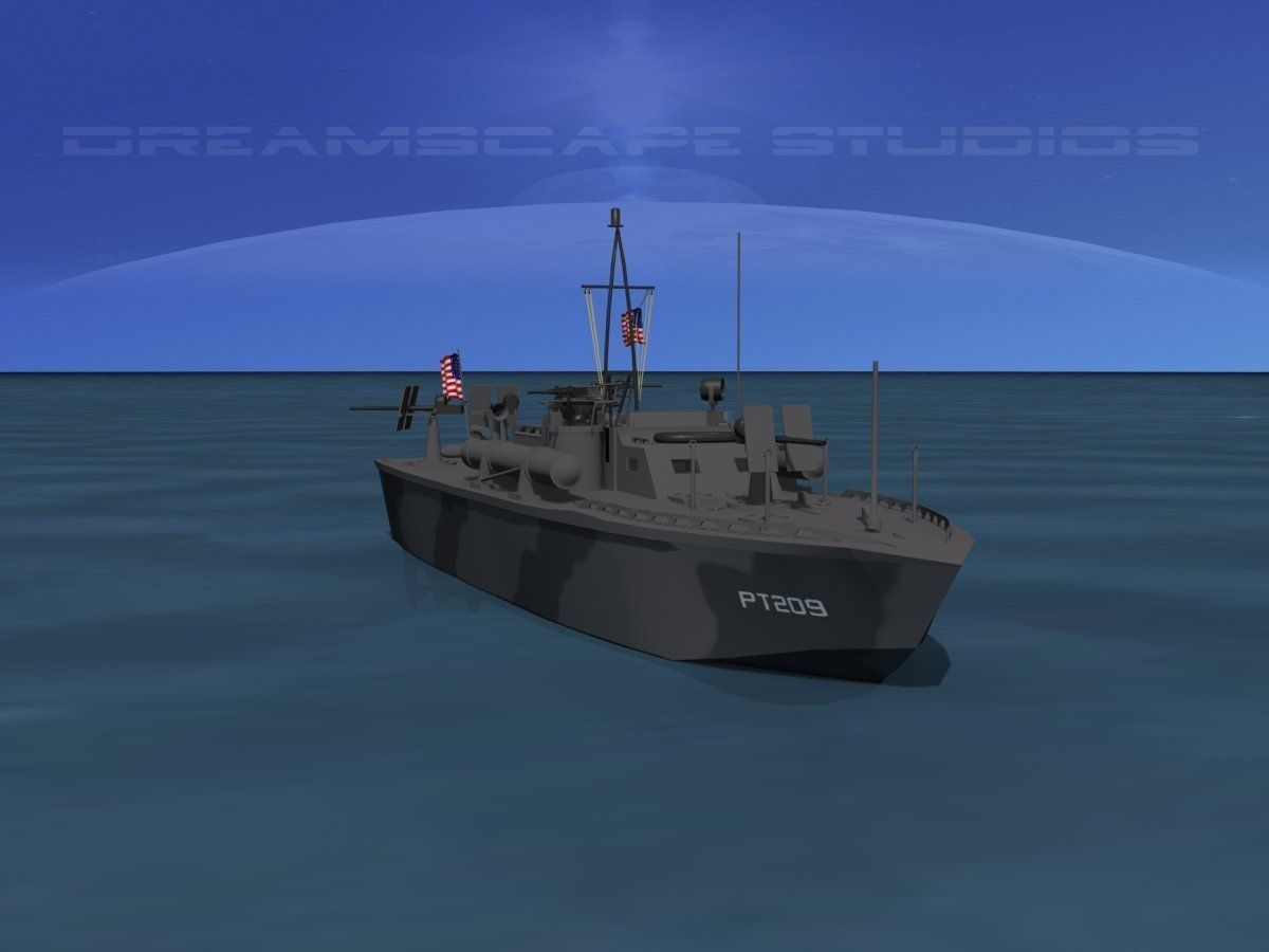 Elco PT Boat PT-209 3D model_2