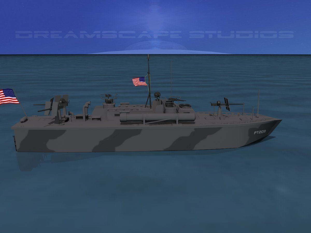 Elco PT Boat PT-209 3D model_4