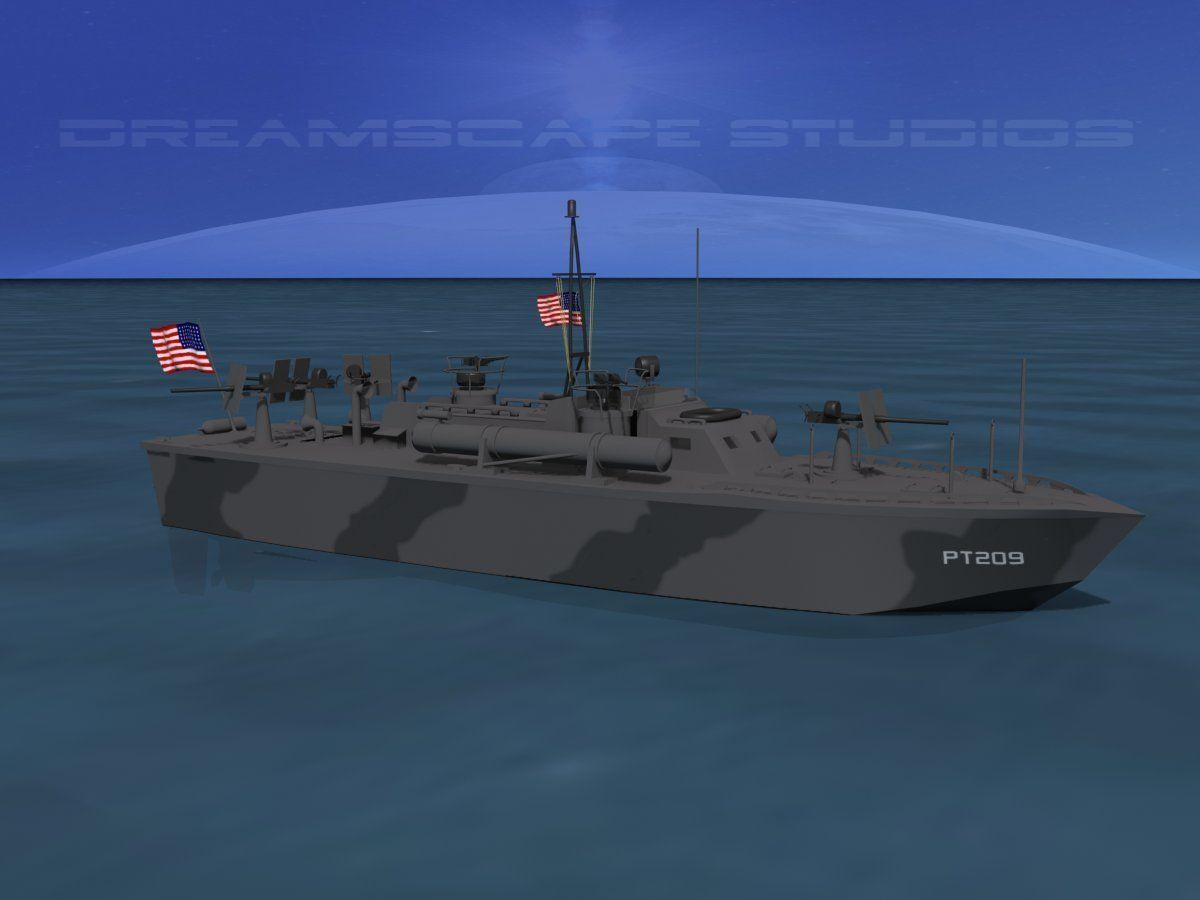 Elco PT Boat PT-209 3D model_3