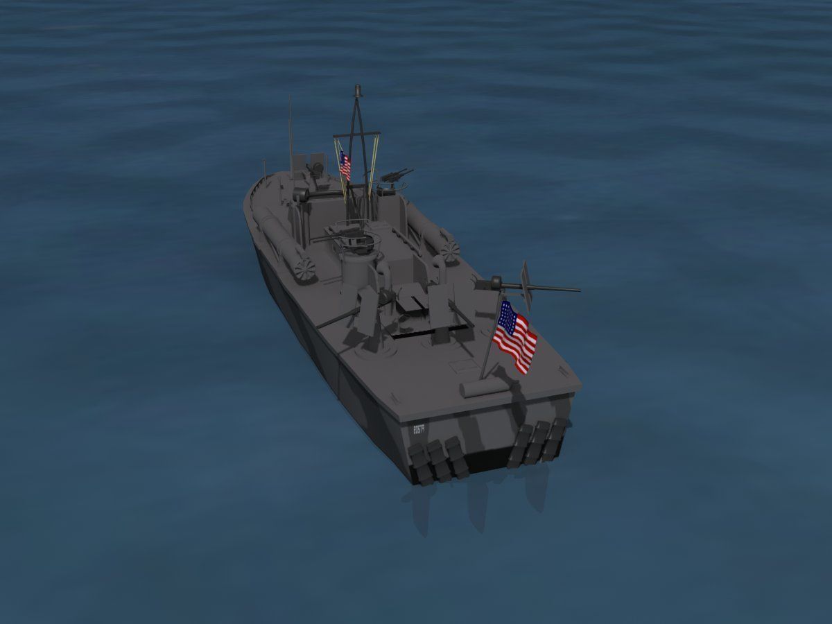 Elco PT Boat PT-209 3D model_7