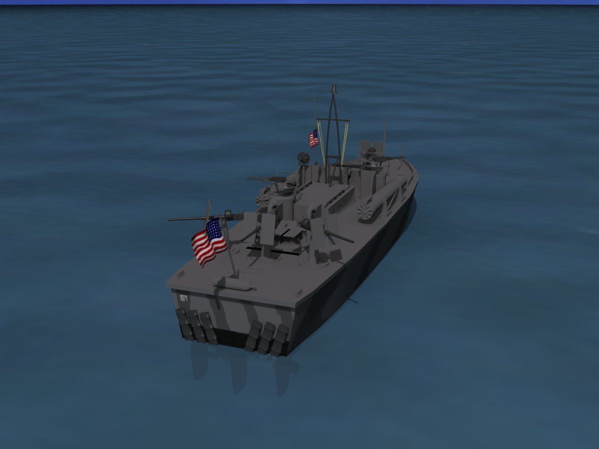 Elco PT Boat PT-209 3D model_6
