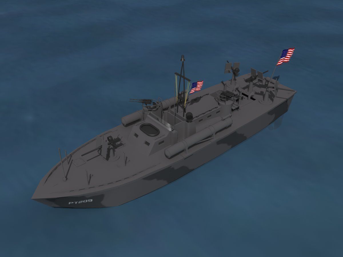 Elco PT Boat PT-209 3D model_10