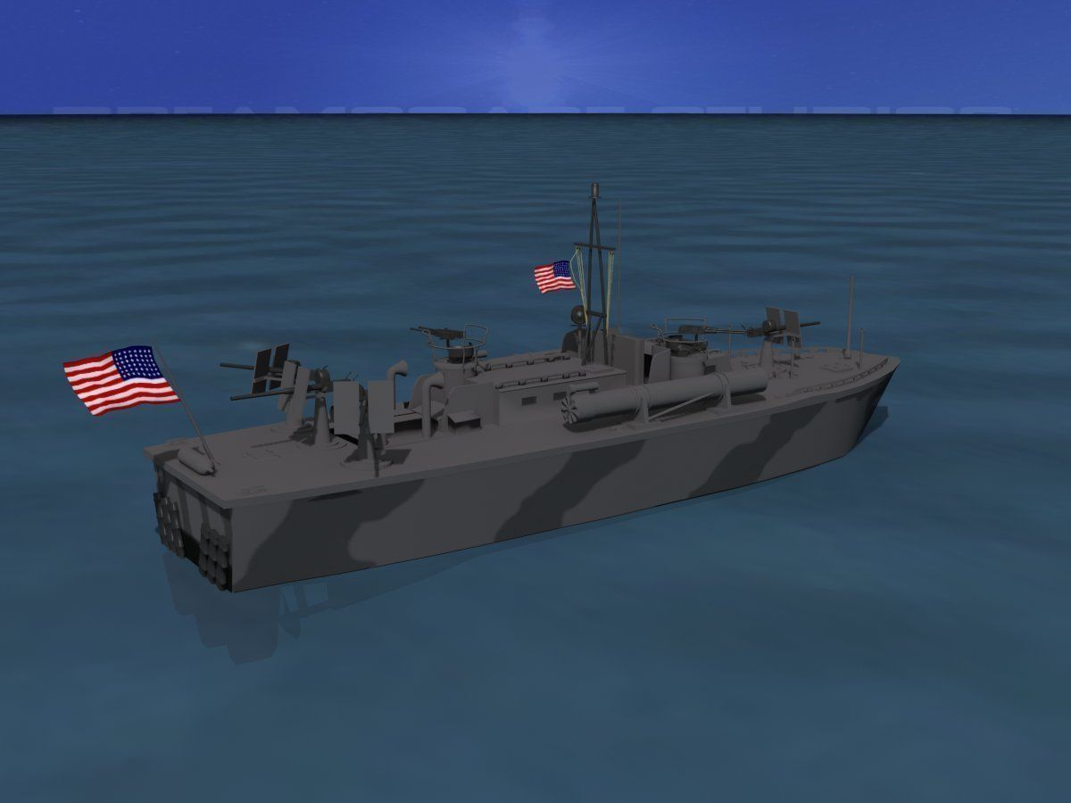 Elco PT Boat PT-209 3D model_5