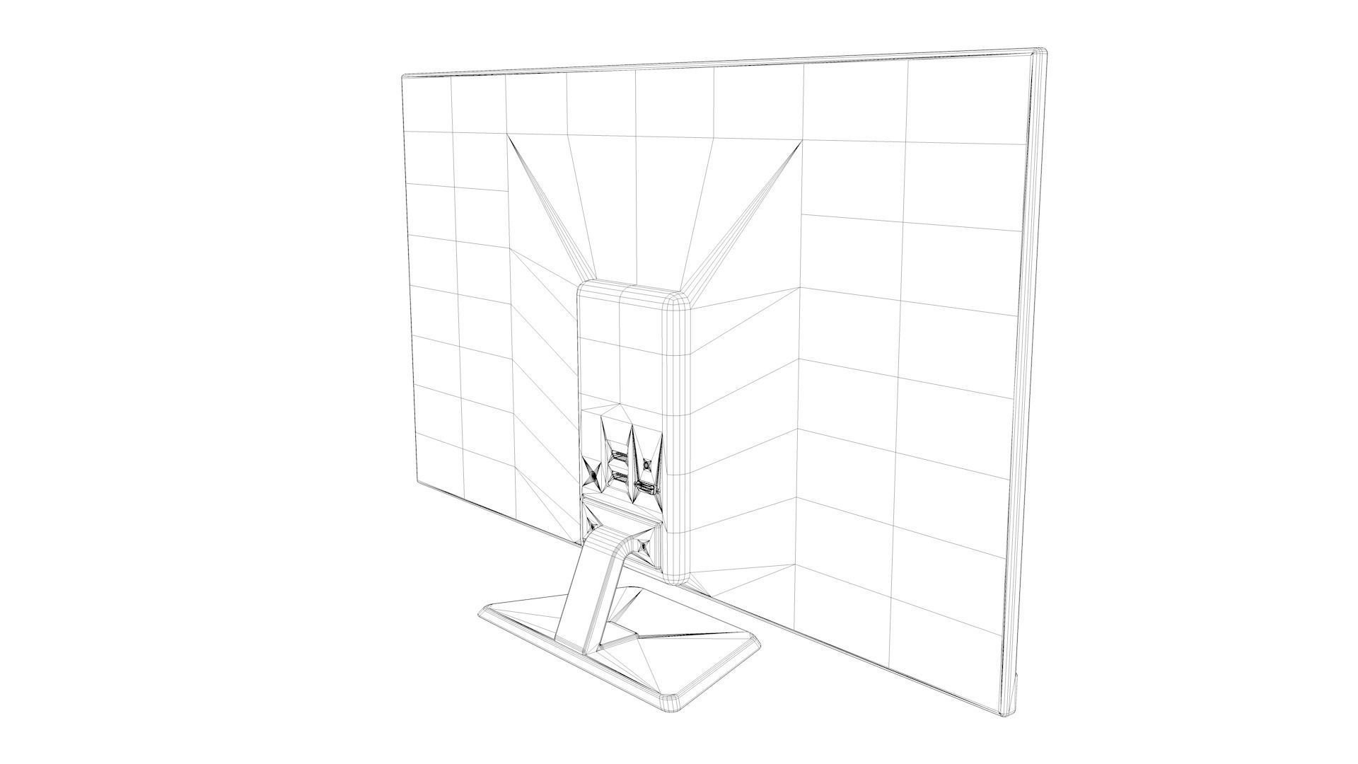 PC Monitor 3D model_7