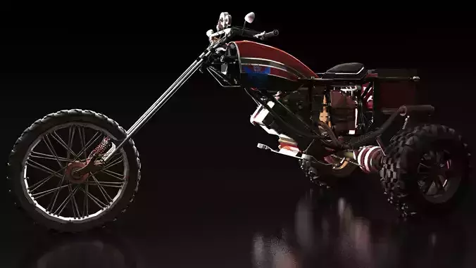 Apocalypse Trike 3D model