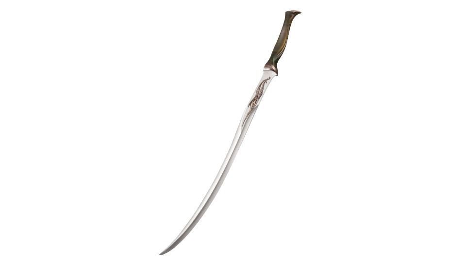 Elf Sentry Sword low-poly Low-poly 3D model_1