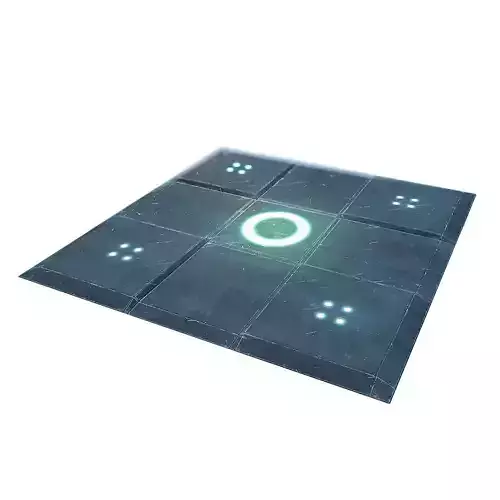 Sci-Fi Floor - Low Poly Free low-poly 3D model