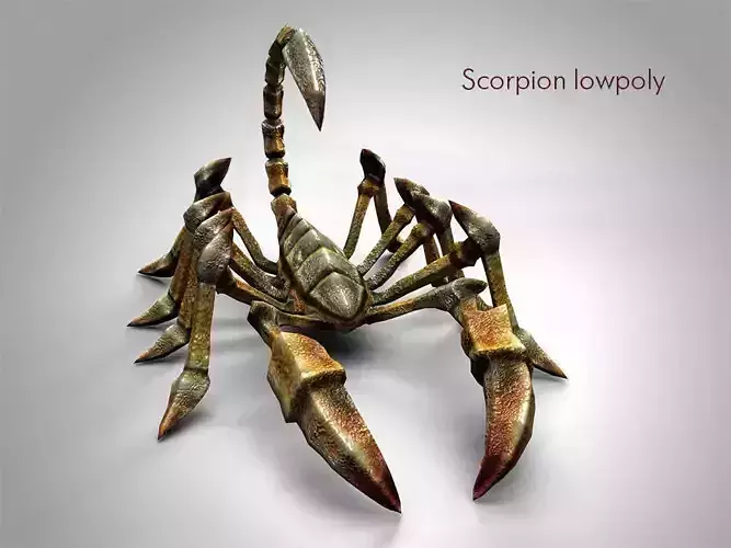 scorpion lowpoly
