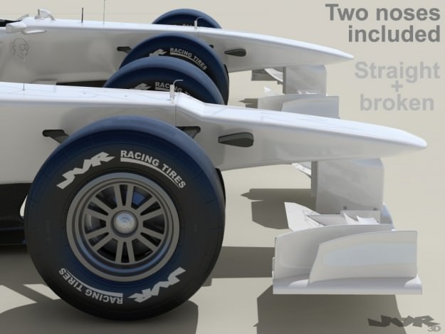 Generic F1 2013 Race Car 3D model_8