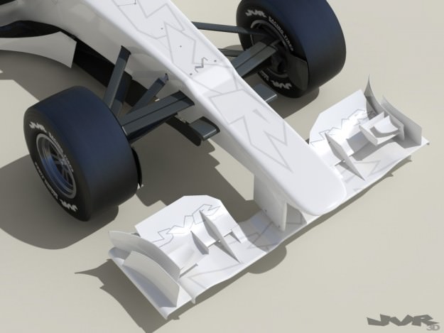 Generic F1 2013 Race Car 3D model_11