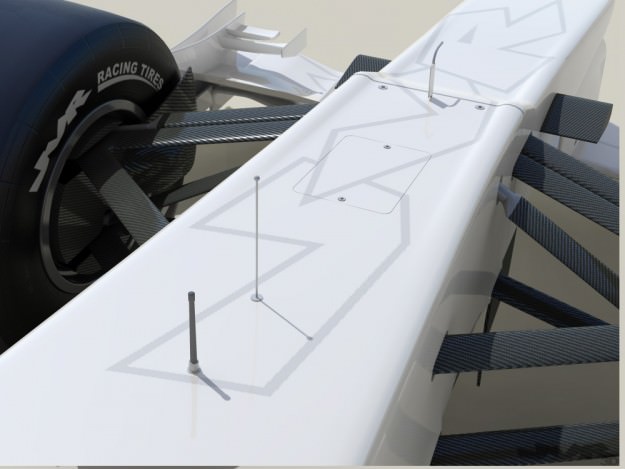 Generic F1 2013 Race Car 3D model_7