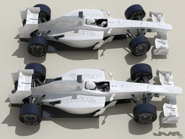 Generic F1 2013 Race Car 3D model_3