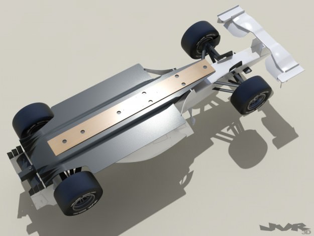 Generic F1 2013 Race Car 3D model_6