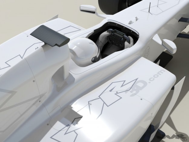 Generic F1 2013 Race Car 3D model_2