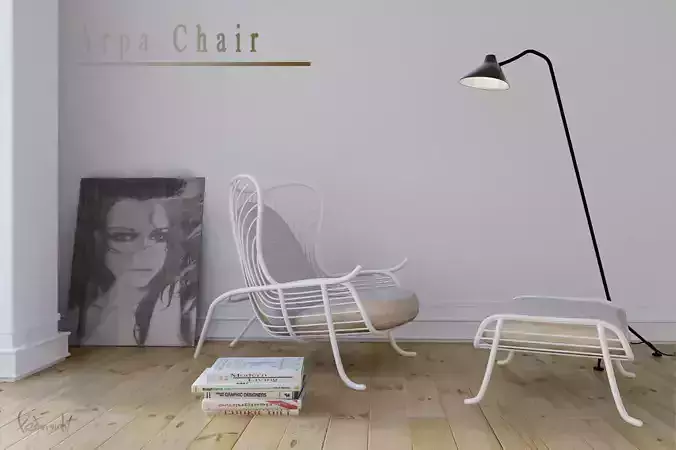 Arpa lounge chair 3D model