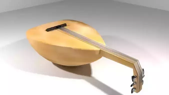 Musical Instrument Gambus 3D model