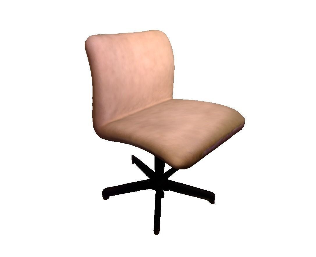 Desktop chair 3D print model_3