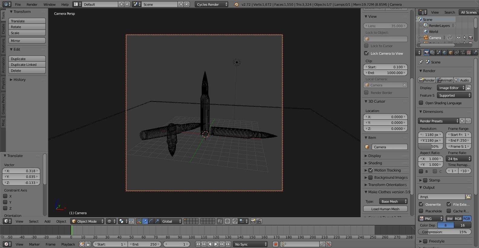 Brass Bullets low-poly Low-poly 3D model_3