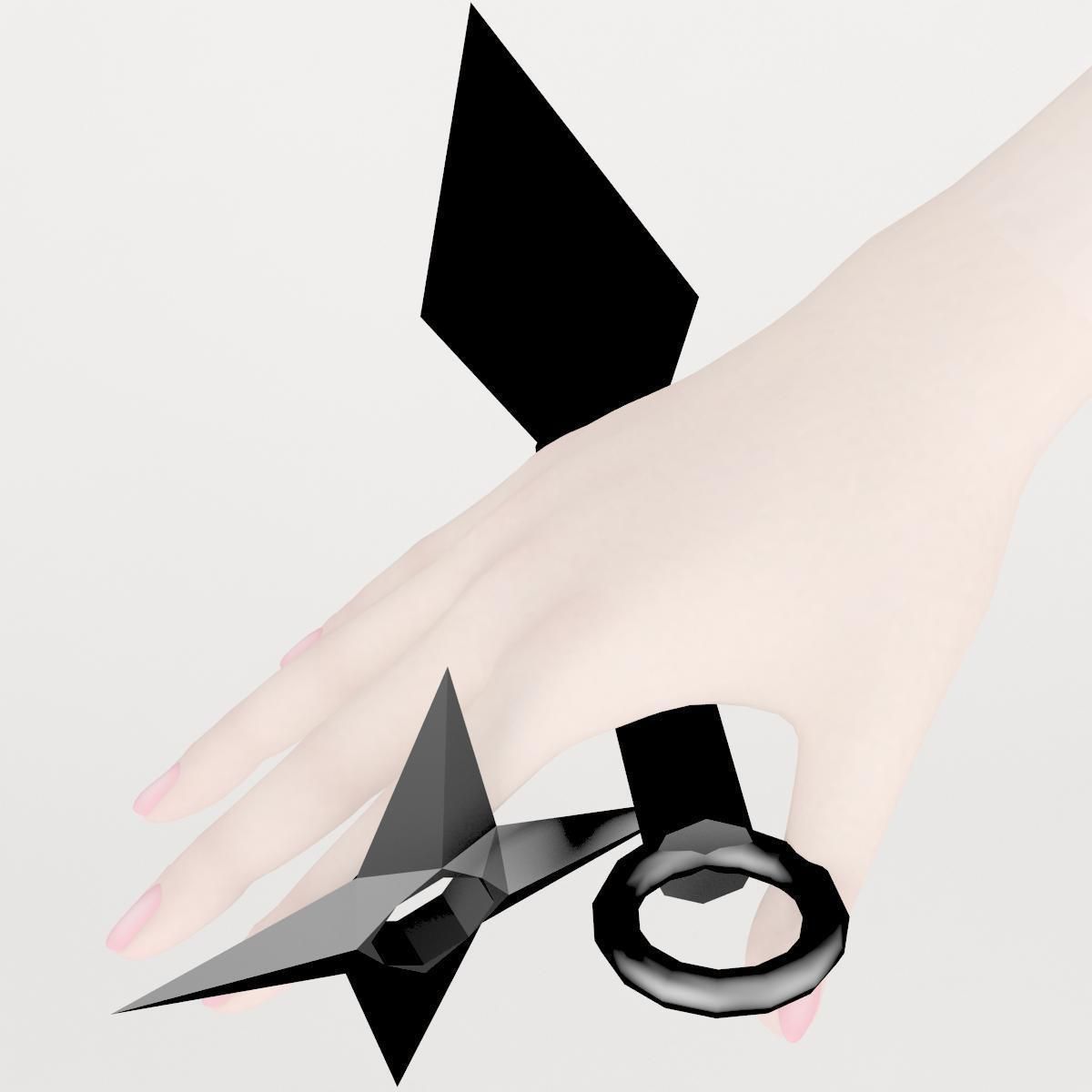 T pose rigged model of Sakura Haruno 3D model_2