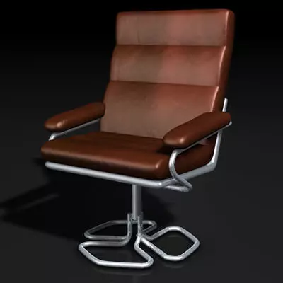 Swivel armchair Free 3D model