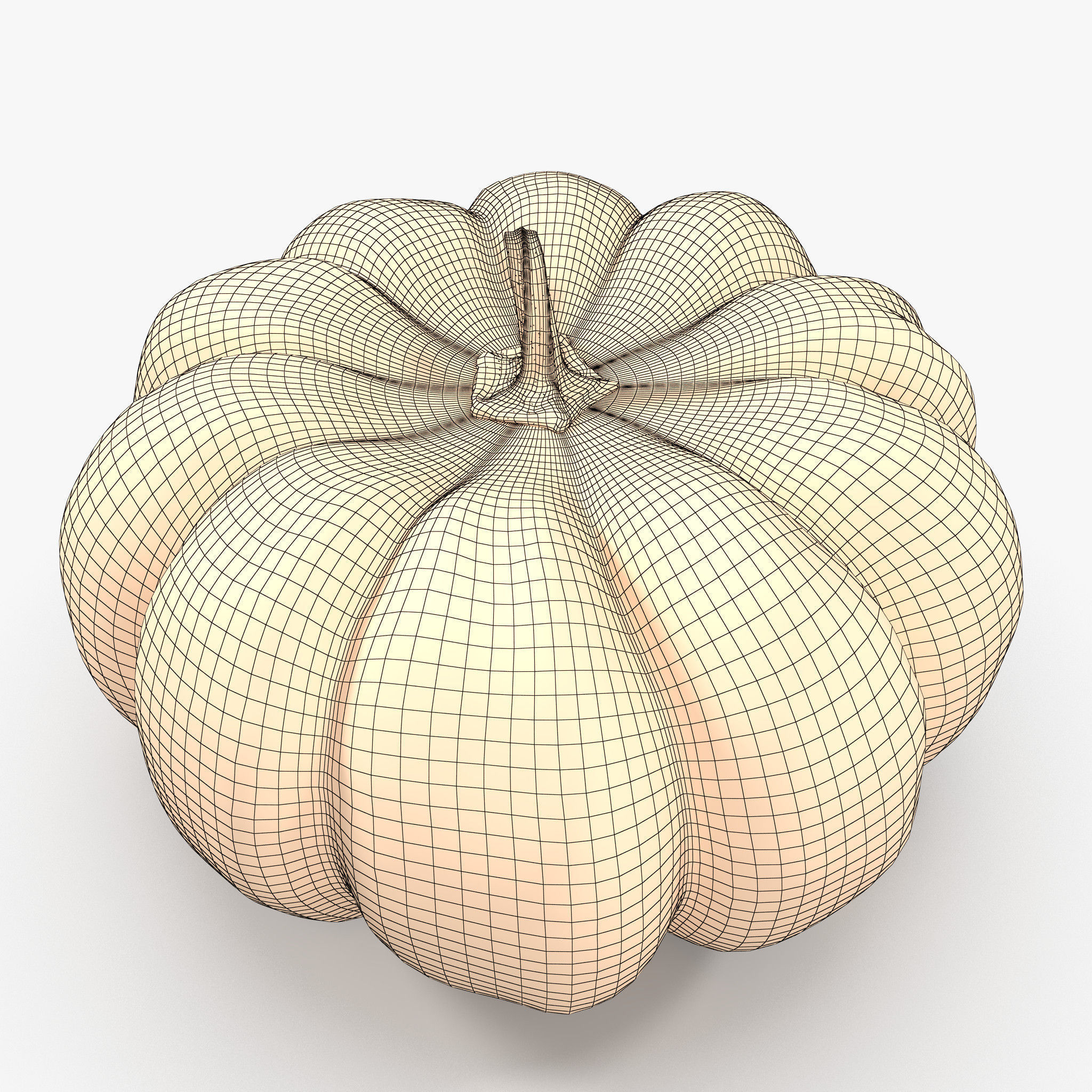 Pumpkin Free 3D model_10