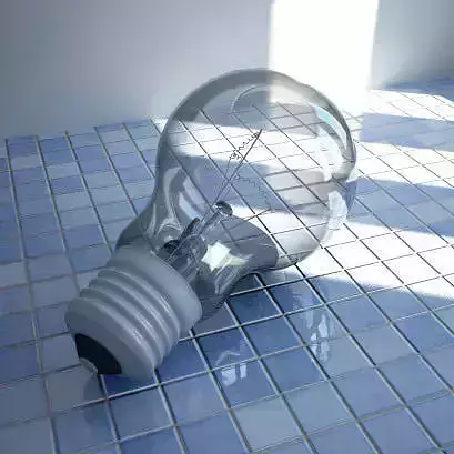 Light bulb 3D model