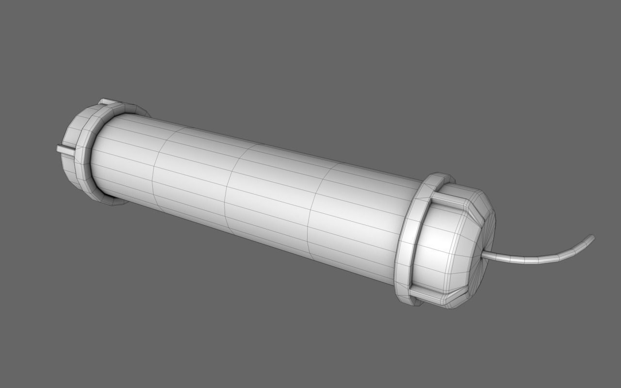 Pipe Bomb Grenade 3D model_5