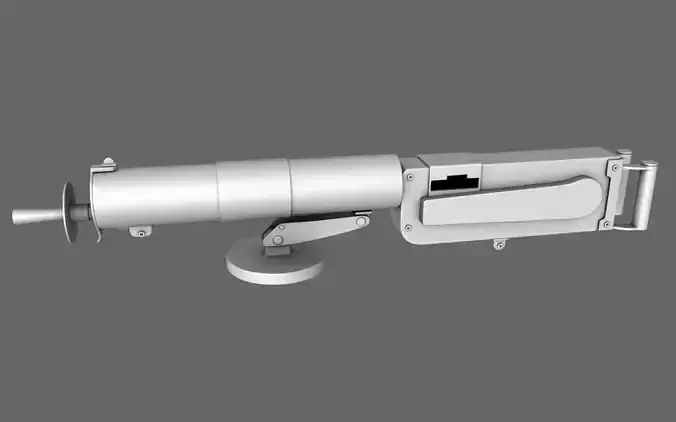 German Mashine Gun MG 08 Free 3D model